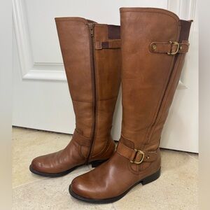 Naturalizer Brown Leather Comfort Boots